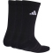 3er Pack adidas Cushioned Sportswear Crew Socken KC9626 - black/black/white 34-36