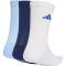 3er Pack adidas Cushioned Sportswear Crew Socken KC9625 - dark blue/white/glow blue 43-45