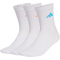 3er Pack adidas Cushioned Sportswear Crew Socken KC9623 - white/lucid orange/lucid red 37-39