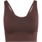 adidas 3-Streifen Studio All Me Light Support Sport-BH Damen KT3288 - aurora coffee XS