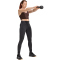 adidas 3-Streifen Studio All Me Light Support Sport-BH Damen KT3288 - aurora coffee XS
