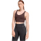 adidas 3-Streifen Studio All Me Light Support Sport-BH Damen KT3288 - aurora coffee S