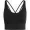 adidas 3-Streifen Studio All Me Light Support Sport-BH Damen KT3287 - black XS