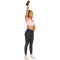 adidas 3-Streifen Studio All Me Light Support Sport-BH Damen KT3286 - true pink S