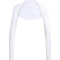 adidas Power Essentials Workout Contour Shrug Trainingsshirt Damen KD2216 - white XS