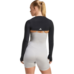 adidas Power Essentials Workout Contour Shrug Trainingsshirt Damen JY6378 - black M