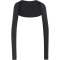 adidas Power Essentials Workout Contour Shrug Trainingsshirt Damen JY6378 - black M