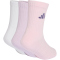 3er Pack adidas Cushioned Sportswear Crew Socken Kinder KD1727 - clear pink/white/ice lavender 19-21