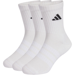 3er Pack adidas Cushioned Sportswear Crew Socken Kinder KD1725 - white/white/black 34-36
