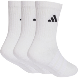 3er Pack adidas Cushioned Sportswear Crew Socken Kinder KD1725 - white/white/black 34-36