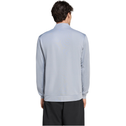 adidas Workout Essentials All-Set 3-Streifen Knit Trainingsjacke Herren KC5293 - halo silver/black S