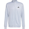 adidas Workout Essentials All-Set 3-Streifen Knit Trainingsjacke Herren KC5293 - halo silver/black S