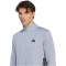 adidas Workout Essentials All-Set 3-Streifen Knit Trainingsjacke Herren KC5293 - halo silver/black S