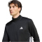 adidas Workout Essentials All-Set 3-Streifen Knit Trainingsjacke Herren KA3481 - black/white S