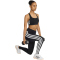 adidas Optime Essentials Workout 3-Streifen Mid Support Sport-BH Damen KB4383 - black/white XS