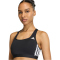 adidas Optime Essentials Workout 3-Streifen Mid Support Sport-BH Damen KB4383 - black/white XS