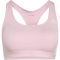 adidas Optime Essentials Workout 3-Streifen Mid Support Sport-BH Damen KA4707 - clear pink/white XS