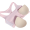 adidas Optime Essentials Workout 3-Streifen Mid Support Sport-BH Damen KA4707 - clear pink/white XS