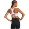adidas Optime Essentials Workout 3-Streifen Mid Support Sport-BH Damen KA4707 - clear pink/white XS