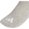3er Pack adidas 3-Streifen Cushioned Sportswear Mid Cut Socken KC9618 - medium grey heather/white/black 37-39
