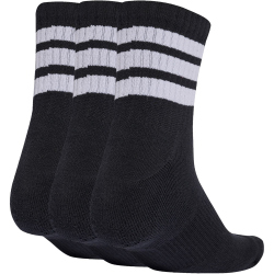 3er Pack adidas 3-Streifen Cushioned Sportswear Mid Cut Socken KC9617 - black/white/white 37-39