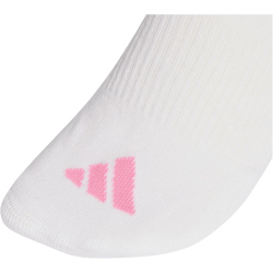 3er Pack adidas 3-Streifen Cushioned Sportswear Mid Cut Socken KC9616 - white/clear pink/active maroon 37-39