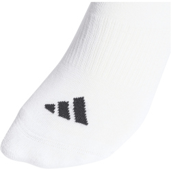 3er Pack adidas 3-Streifen Cushioned Sportswear Mid Cut Socken JZ0529 - white/black/black 37-39