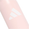 adidas Metall Trinkflasche mit Strohhalm 0,6 Liter KC6411 - sandy pink/black