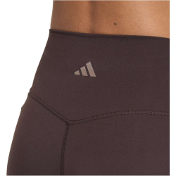 adidas 3-Streifen Studio All Me Booty kurze Leggings Damen KT3307 - aurora coffee L/5"