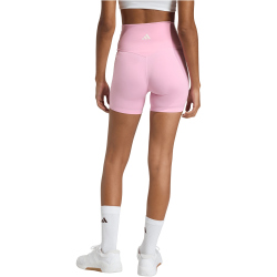 adidas 3-Streifen Studio All Me Booty kurze Leggings Damen KT3302 - true pink M/5"