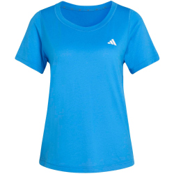 adidas Workout Essentials Scoop Neck Trainingsshirt Damen KC0346 - ray blue XS