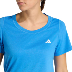 adidas Workout Essentials Scoop Neck Trainingsshirt Damen KC0346 - ray blue XS