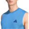 adidas Workout Essentials Seamless Tanktop Herren KC8132 - ray blue mel S