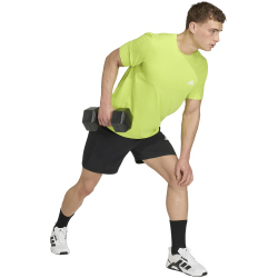 adidas Workout Essentials Feelready Trainingsshirt Herren KD5504 - semi solar yellow S