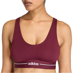 adidas Hyperglam Light Support Sport-BH Damen KC7668 - maroon XXS