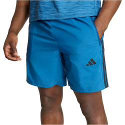 adidas Workout Essentials Base 3 Streifen Woven Trainingsshorts Herren KE2309 - dusky petrol/black M/9"