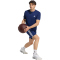adidas Workout Essentials Base 3 Streifen Woven Trainingsshorts Herren KD0677 - dark blue/white M/5"