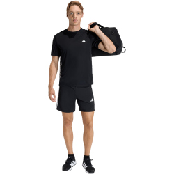 adidas Workout Essentials Base 3 Streifen Woven Trainingsshorts Herren KA3521 - black/white M/9"