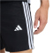 adidas Workout Essentials Base 3 Streifen Woven Trainingsshorts Herren KA3521 - black/white M/9"