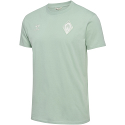 hummel SV Werder Bremen Travel T-Shirt 2024/25 6117 - silt green M