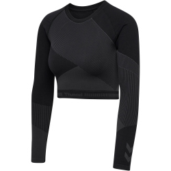 hummel hmlUNITY Seamless Cropped Langarmshirt Damen