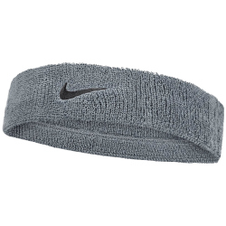 NIKE Swoosh Classic Stirnband 005 - cool grey/black