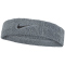 NIKE Swoosh Classic Stirnband 005 - cool grey/black