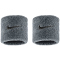 2er Pack NIKE Swoosh Classic Schweißbänder 005 - cool grey/black