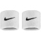2er Pack NIKE Swoosh Classic Schweißbänder 101 - white/black