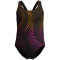 Speedo Digital Print Splashback Badeanzug Mädchen 0179 - black/amberwave 116