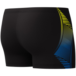 Speedo Panel Badeshorts Herren 7172 - black/hyper yellow S/M
