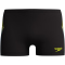 Speedo Panel Badeshorts Herren 7172 - black/hyper yellow S/M