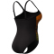 Speedo Shaping Scoop Badeanzug Damen 9179 - black/amberwave 36