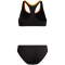 Speedo Placement Bikini Damen 8179 - black/amberwave 34